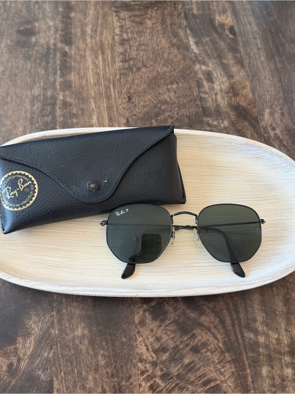 Ray-Ban- polarized hexagonal flat lenses - Picture 2 of 3